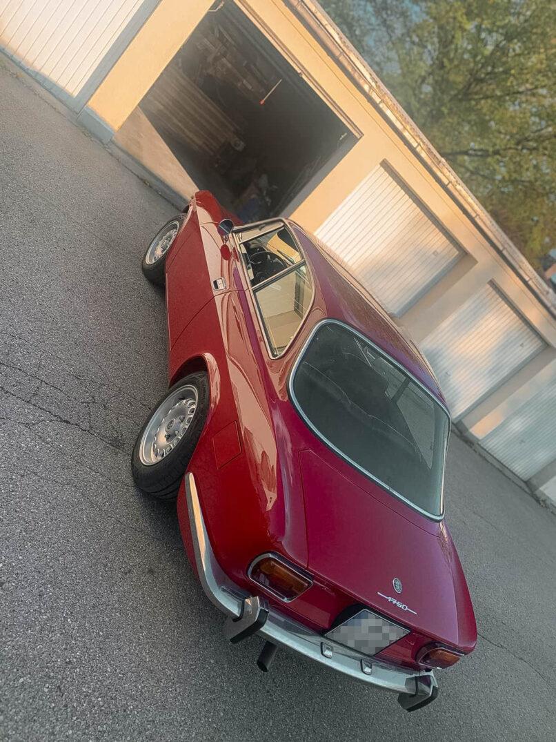 Abholung des Alfa Romeo Bertone bei Passione Alfa in Oberhaching bei München