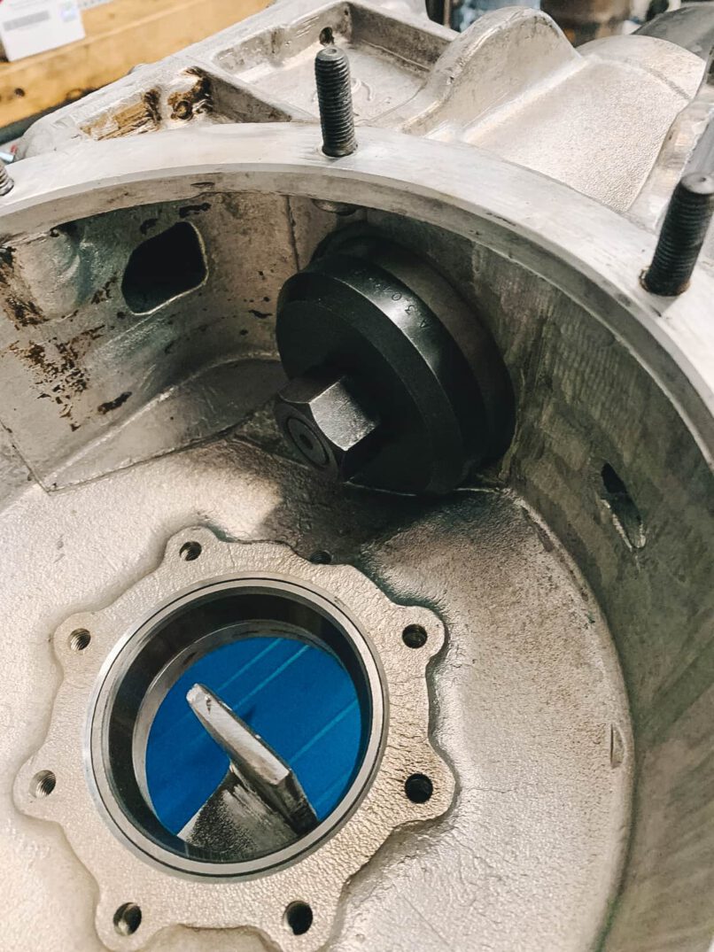 Einstellung eines Differentials.