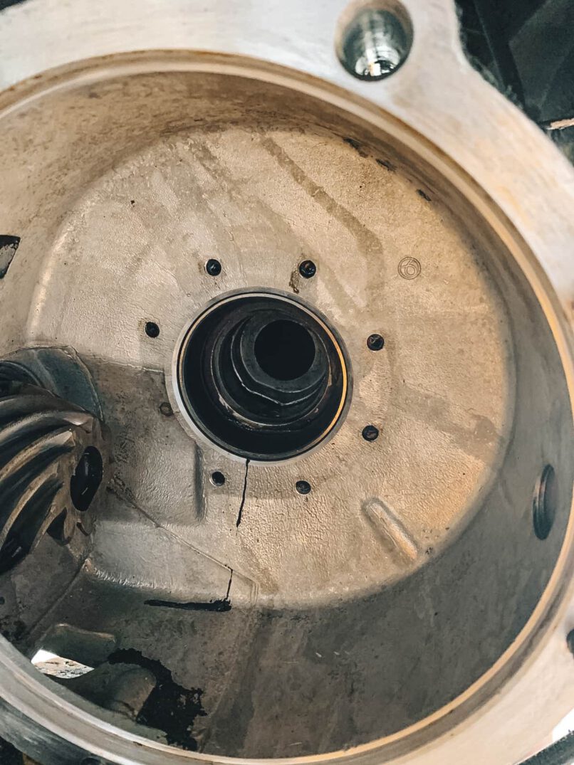 Reinigung des Differentials