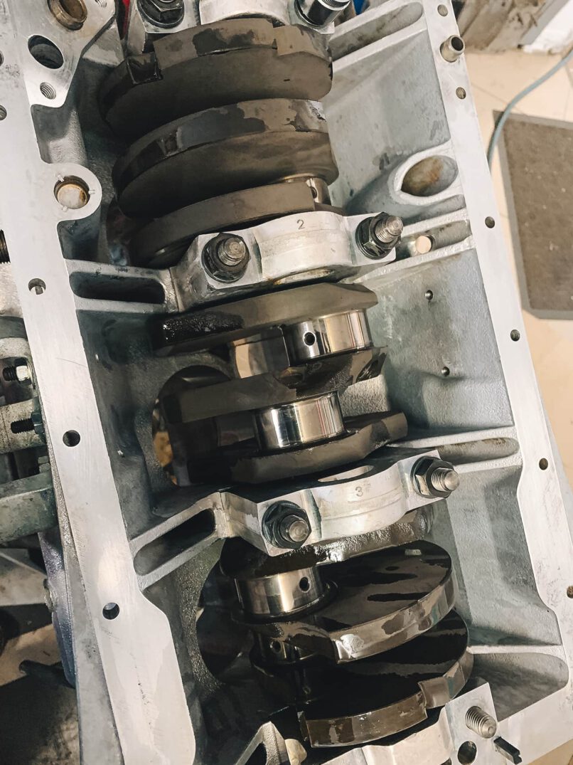 Kurbelwelle geprüft und poliert